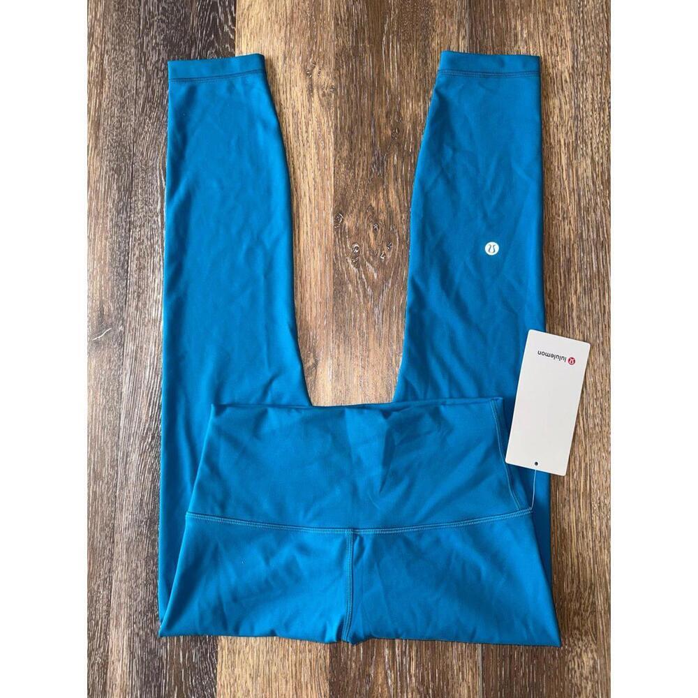 Lululemon Wunder Train High Rise 25” Hawaiian Blue Size 6 NWT